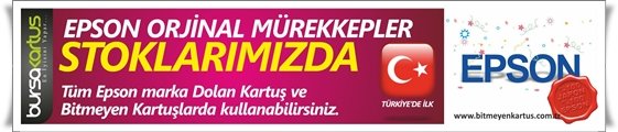 %100 Orjinal Epson Mürekkepleri , Tüm Epson yazıcılarda kullanabilirsiniz.